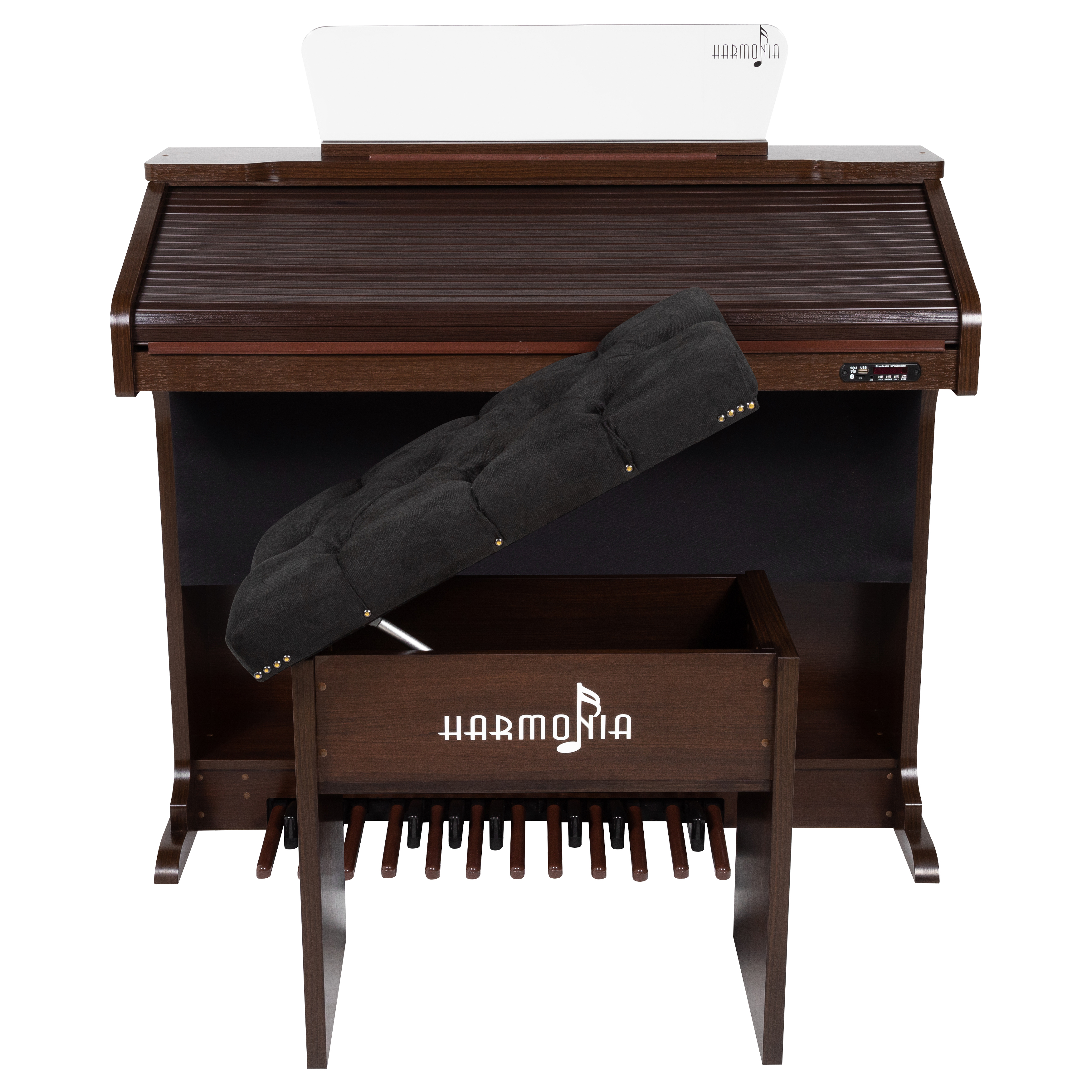 ÓRGÃO HARMONIA HS 480 GLORY MARROM